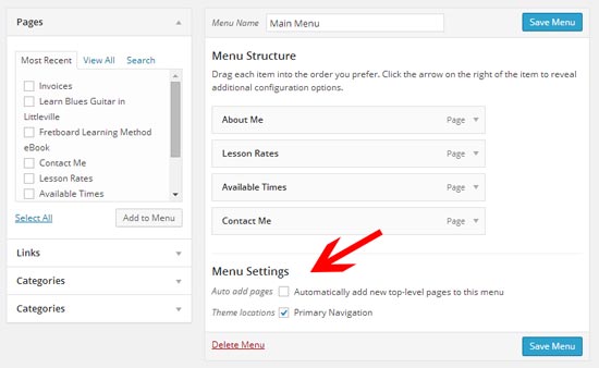 themes-menus